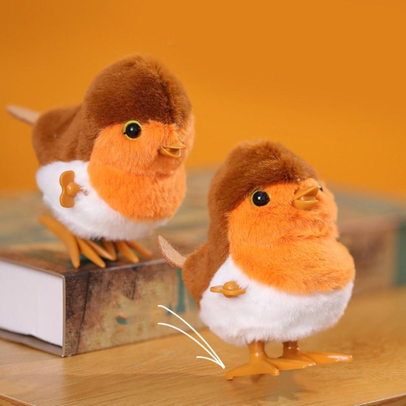 Jumping Robin Wind Up Toy Bird Jumping Clockwork Toy for Kids Classroom Gifts Birthday Parties Favor Goody Bag Filler