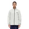 Li Ning Solid Color Letter Print Logo Stand Collar Zip Jacket Men Jackets White AWDR313-4