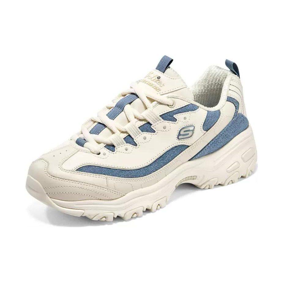 Skechers D'LITES 1.0 'White Blue' Women's 896202-NTBL