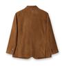 Connect Kinloch [Real Leather] Suede 3-Button Blazer Jacket [Brown]