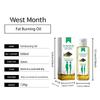 West&Month 100Ml  Body Oil Beauty Body Curve Sculpting Anti Cellulite Tighten Massage Nourish Slimming Body Care Oil