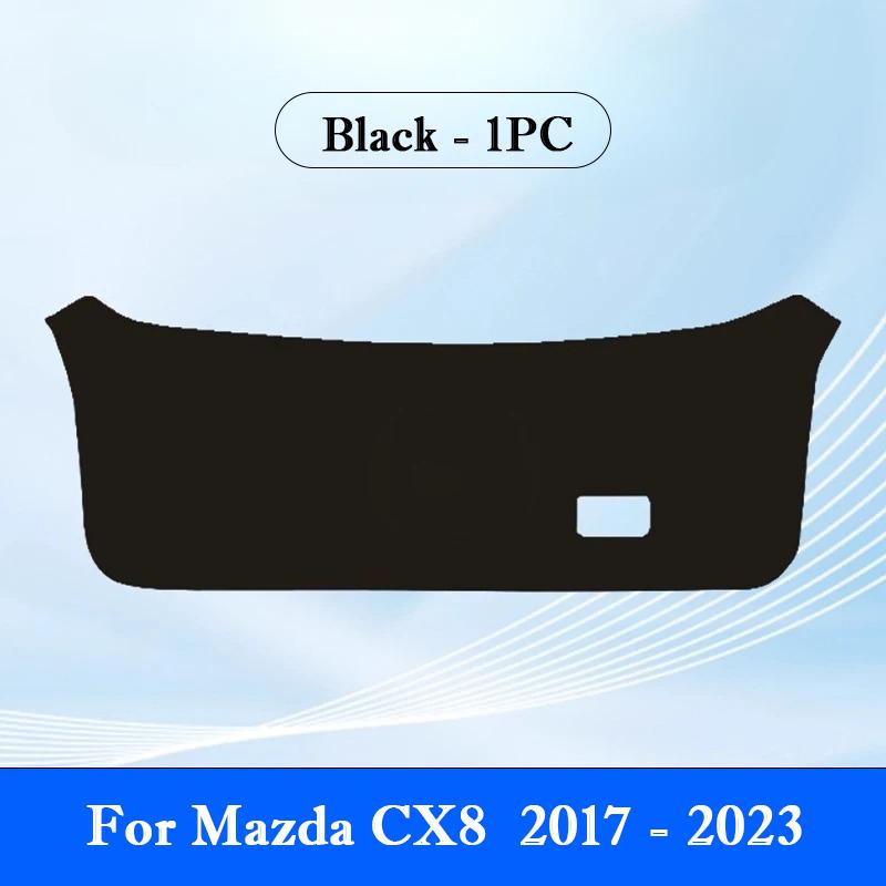 For Mazda CX-30 CX-50 CX-8 2019-2025 Car Trunk Door Anti Kick Pad Tailgate Protection Mat Cargo Liner Interior Decor Accessories