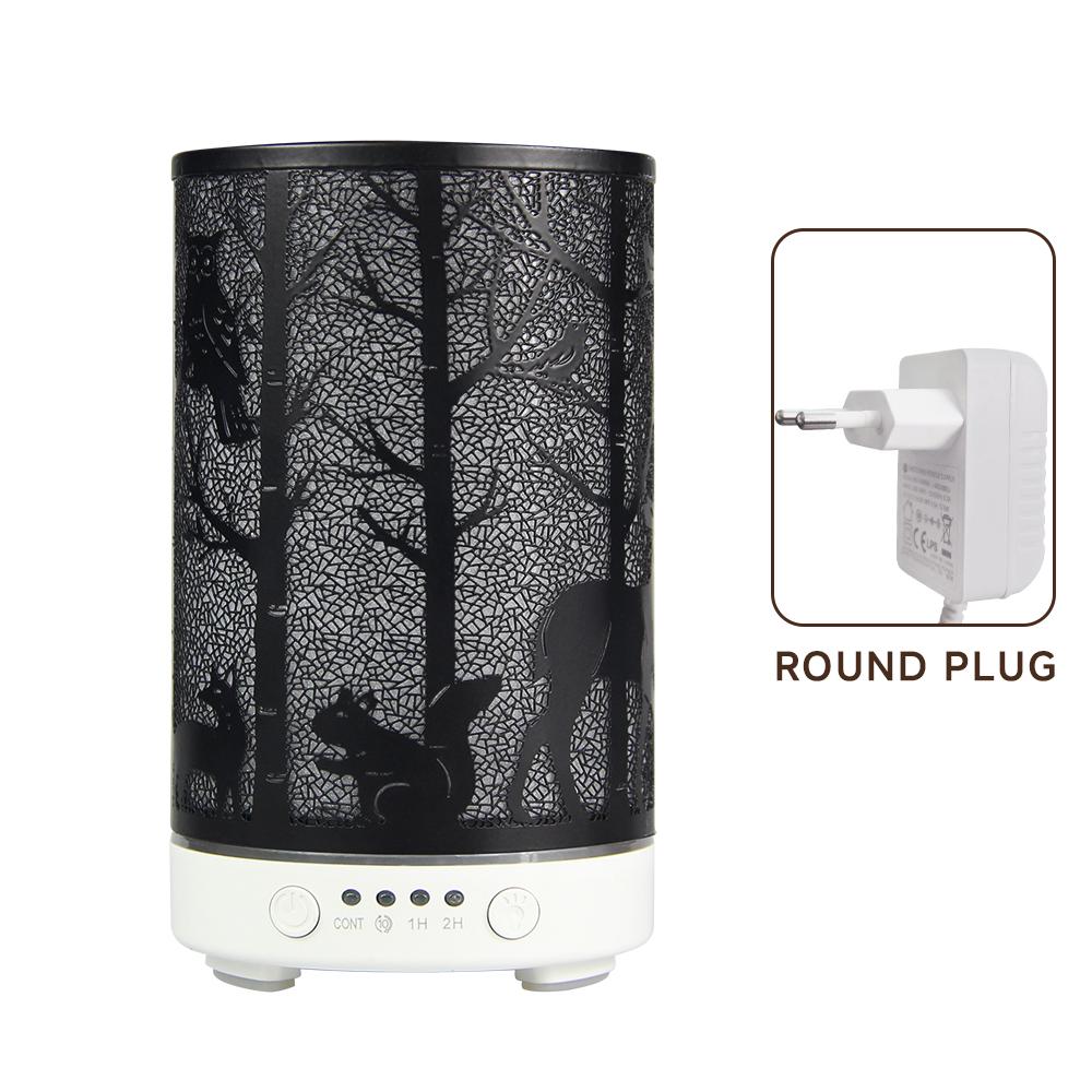 Aroma Diffusor Luftreiniger Tischgerät Ätherisches Öl Hohlhirsch Ultraschall-Luftbefeuchter 100ml Timing-Funktion Automatische Abschaltung