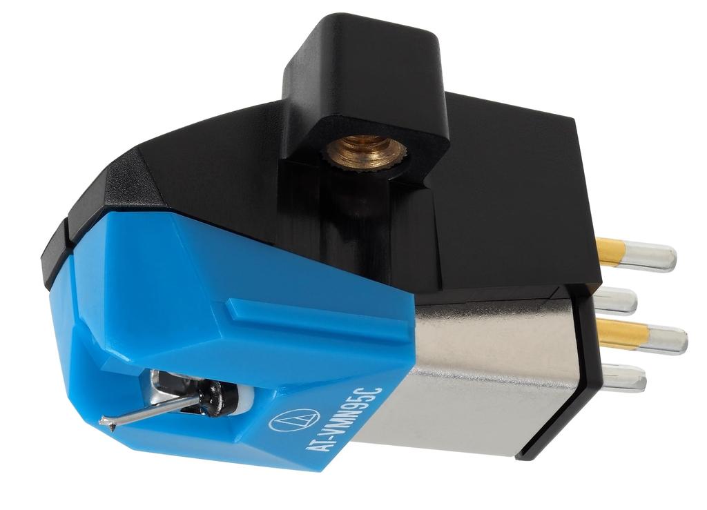 Audio-Technica AT-VM95C VM-type Stereo Cartridge with Bonded Round Stylus, Entry-level Model, Record Needle, Cartridge, Record Player