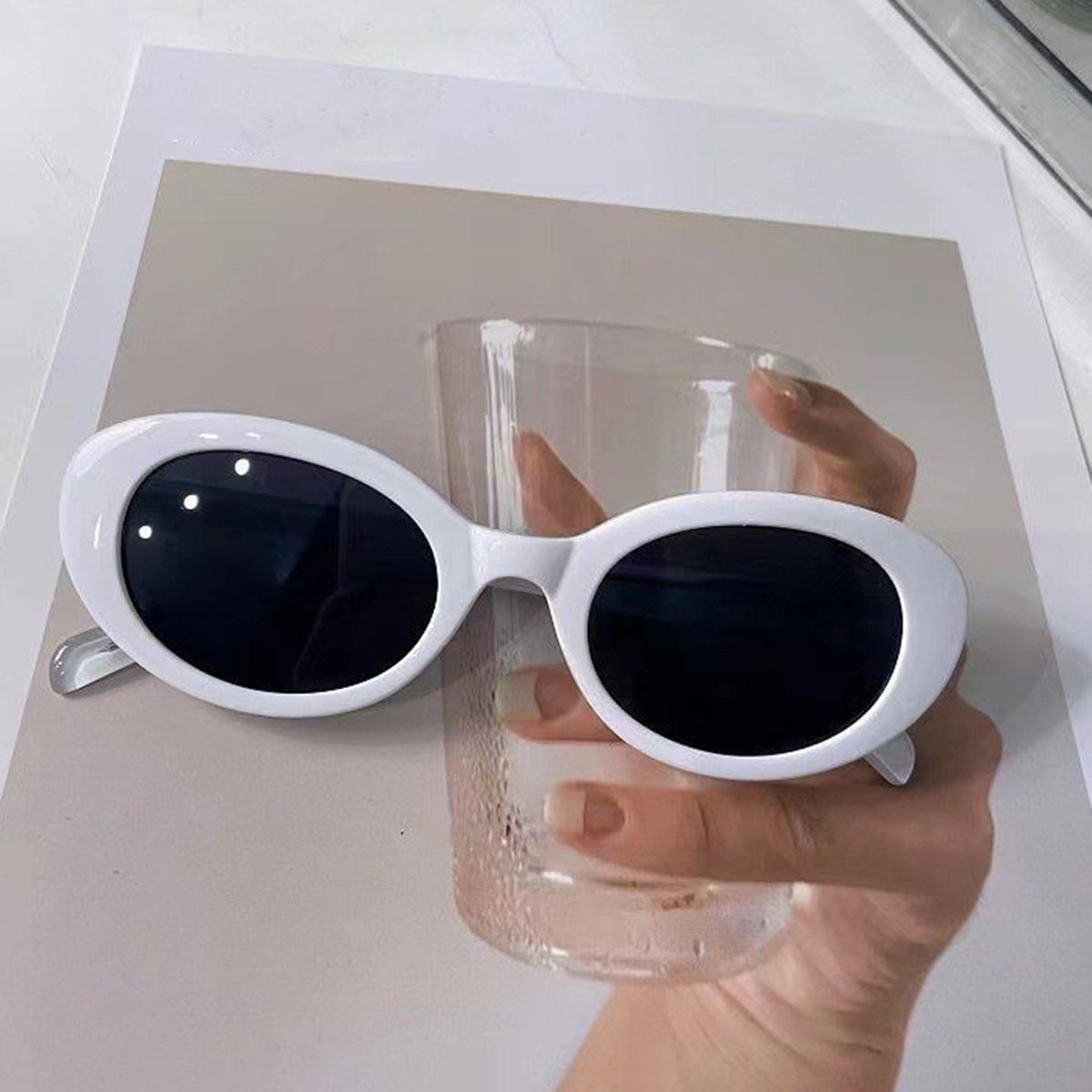 

Женские солнцезащитные очки Ретро-очки «кошачий глаз» Солнцезащитные очки с защитой от ультрафиолета Онлайн-очки знаменитостей Уличная мода Солнцезащитные очки белый