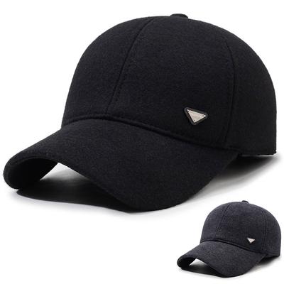 Winter Outdoor Middle-Aged Hat Men's Thick Warm Ear Protection Baseball Cap