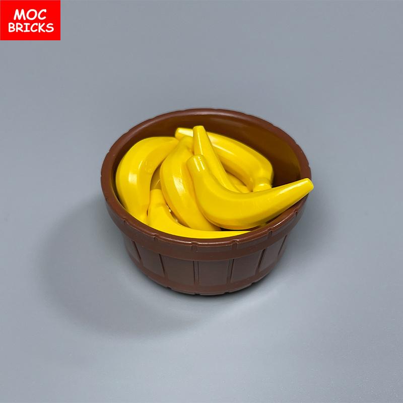 

Нетоксичні Moc Кубики Овочі Їжа Фрукти Будівельні Блоки Міські Аксесуари Виноград Ананас Коробка Сільська Сцена Іграшка Друзі Дитячі Іграшки