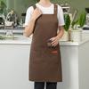 Custom Logo Waterproof Apron for Kitchen, Catering, and Coffee Shop Waitstaff