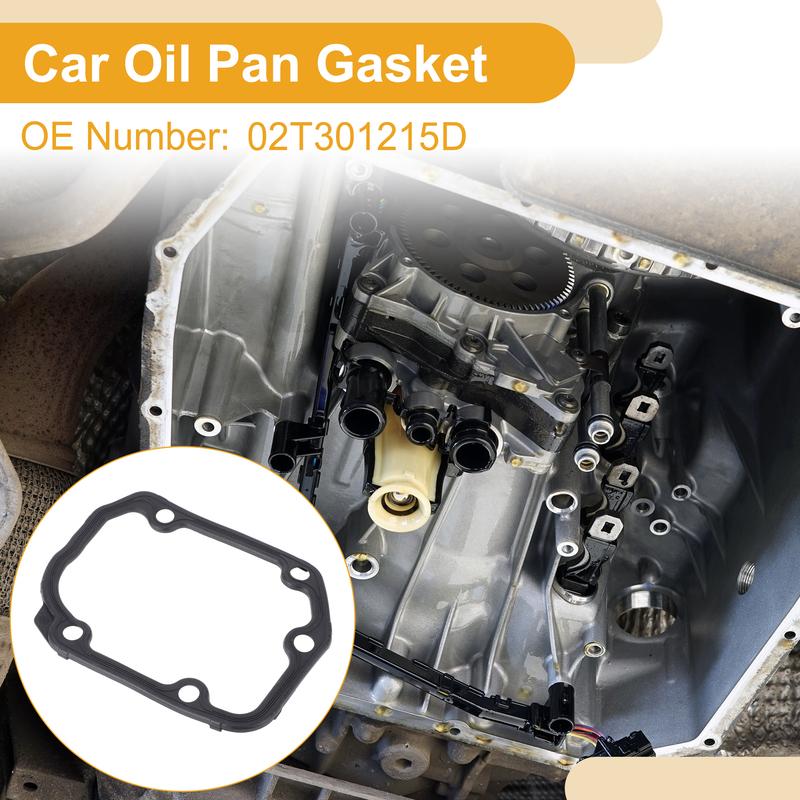 X Autohaux No.02T301215D Auto Transmission Filter Oil Pan Gasket for Volkswagen Jetta 2019 Replacement Parts Car Accessories