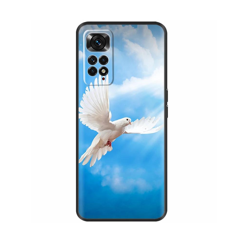 Hülle Für Xiaomi Redmi Note 11 11S Weiches Flüssigsilikon Cartoon Hülle Für Redmi Note11 Pro Plus Fundas Gemustert Vollschutz