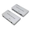 KVM HD USB Extender with Wide IR Over Cat5e Cat6 656.2ft RJ45 KVM Over IP HD Extender for PC HDTV Display US Plug