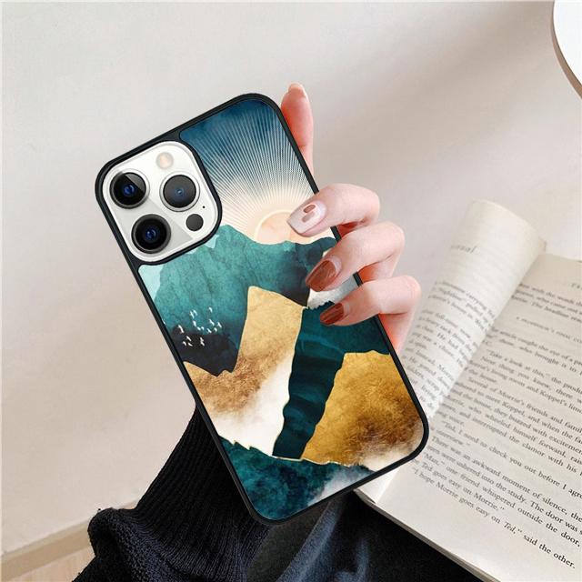 Star Lake Mountain Phone Case Back Cover For iPhone 17 Air 16 15 14 Plus 11 Pro Max 13 Pro Max 12 Max Coque