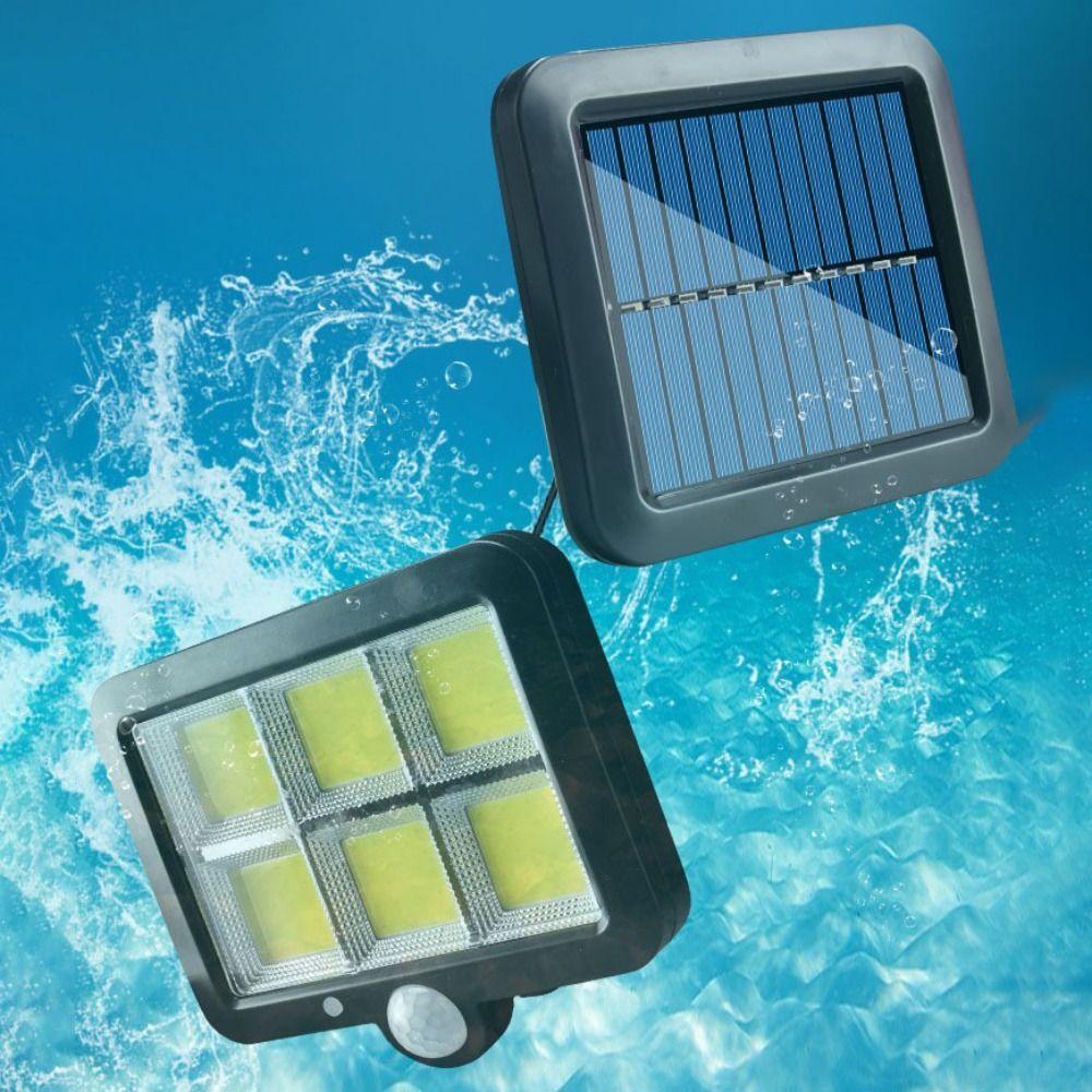 Split Design Solar Induction Lamp Waterproof LED Energy Saving Waterproof LED Wall Lamp Solar Powered Human Body Sensor