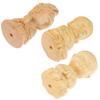 3Pcs Buddha Avalokitesvara Mini Statue Set Hand Carving Figurines for Zen Home Office Decoration Flower Pot Micro Decoration