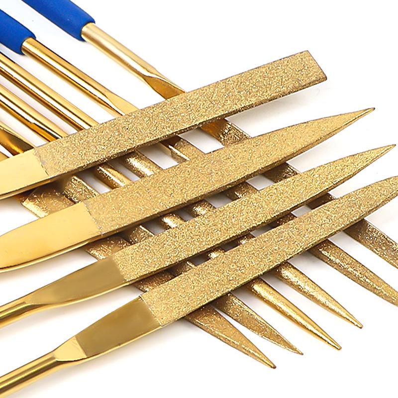 Diamond Files with Titanium Coating