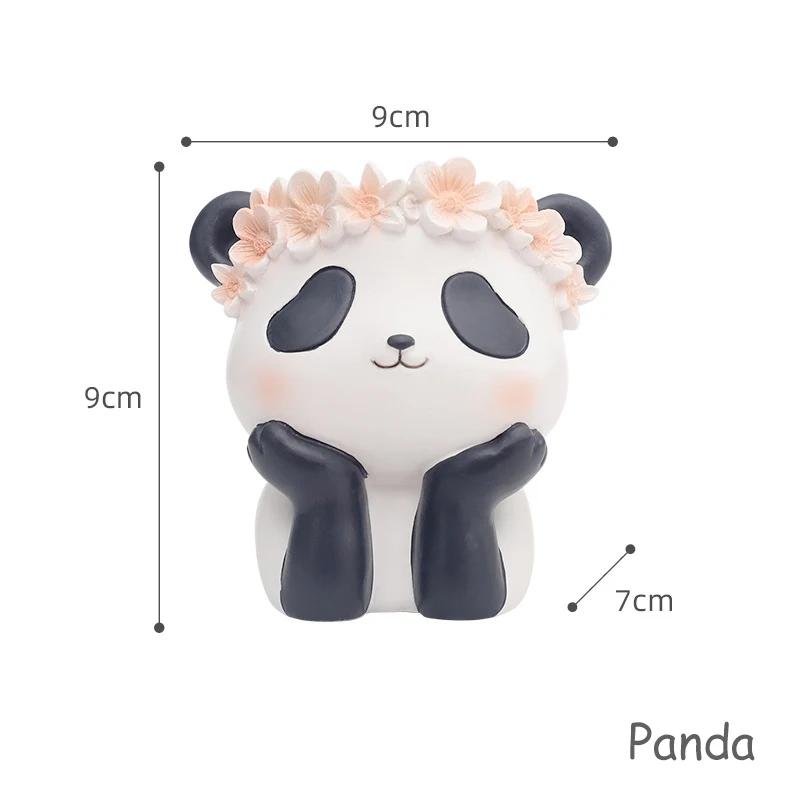 

Cute Animal Planter for Succulents Air Plants Funny Flower Pots Fairy Garden Decor Figurines Pencil Holder Home Table Decoration