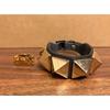 VALENTINOGARAVANI Rockstud Leather Bracelet Ring Authentic Product
