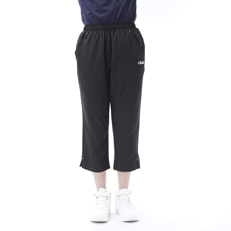 [Fila] FITNESS R Bottoms 2-Way Stretch 6/10 Length Pants Women's BK Japan L (Equivalent to Japanese Size L)