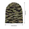 Tiger Stripe Camouflage Military Camo Slouchy Beanie Hats for Men Women Autumn Winter Warm Knit Hat Bonnet Cap Skullies Beanies