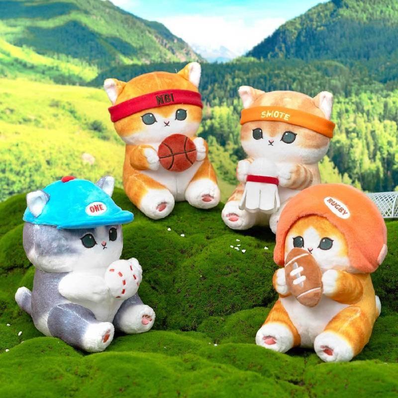 Adorable Mofusand Cat Funsandy Shark Plush Toy For Kids Soft Cartoon Cuddly Doll