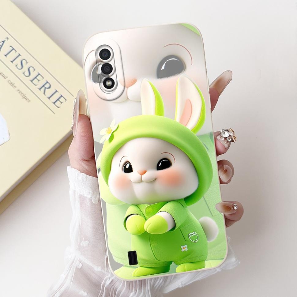 For Samsung Galaxy A01 Case Fashion Flower Painted Cover Soft TPU Matte Phone Case for Samsung A01 GalaxyA01 SM-A015F TPU