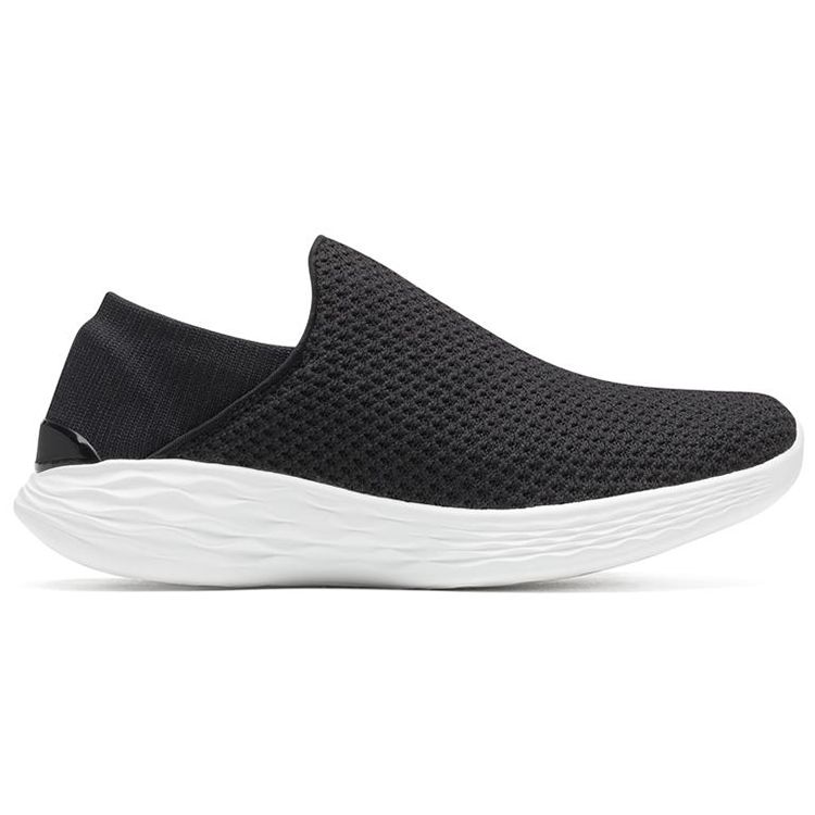 Skechers You Fabric Low Top Lifestyle Casual Shoes Women Sneaker Black White 14951-BKW