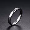 3mm  Mens Dome Wedding Ring in Stainless Steel Comfort Fit Engagement Band