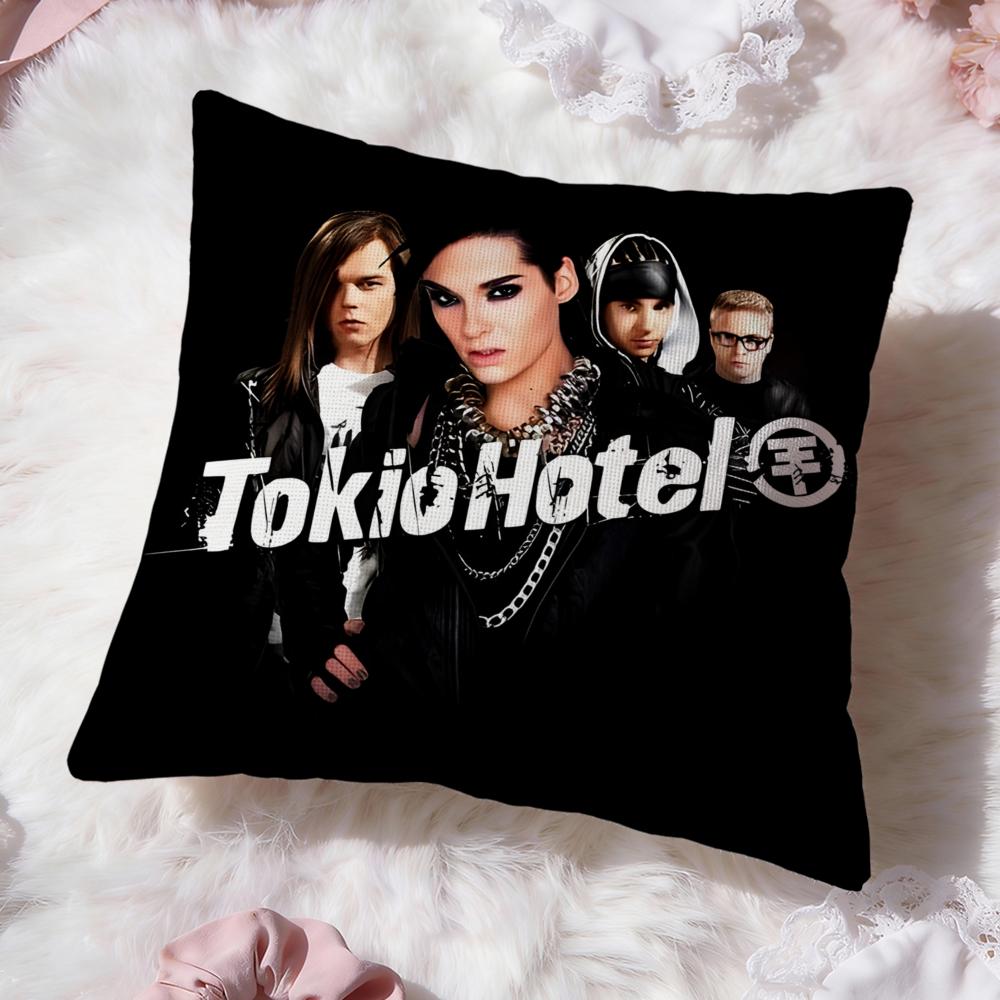 

cool band Tokio Hotel Cushion Cover Premium Comfort Reversible Pillow Cove -Two in One Design for Any Room & Car Interior 30cmx30cm