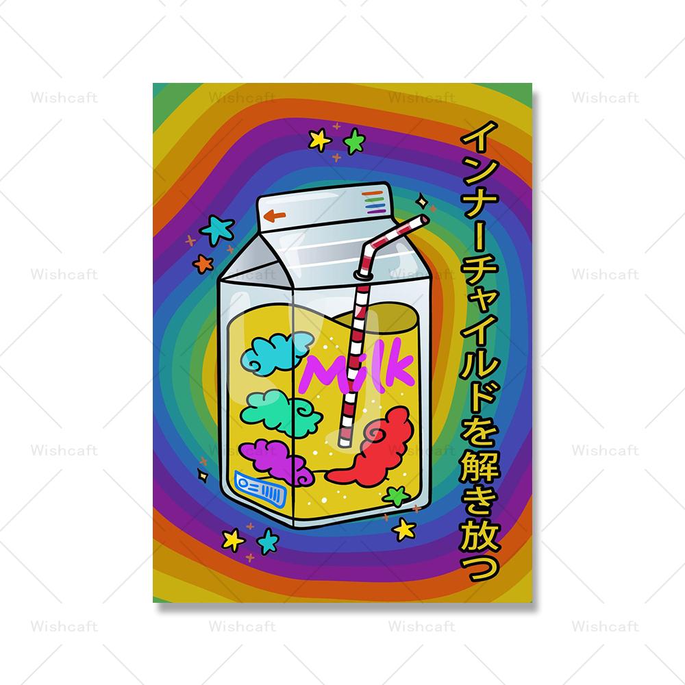 

Йога Ретро Глаз Психоделический Плакат Принт Радуга Красочная Холст Картина Абстрактная Улыбка Лицо Искусство Фотографии Детская Комната Настенный Декор 21x30cm No Framed