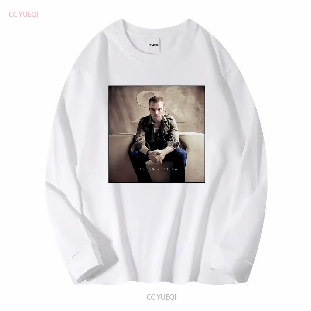 Vintage Ronan Keating 2003 Tour T-Shirt Herren XL Musikband Weiß Erwachsenes Vintage Gewaschen Mode Stilvoll Atmungsaktiv Grafik