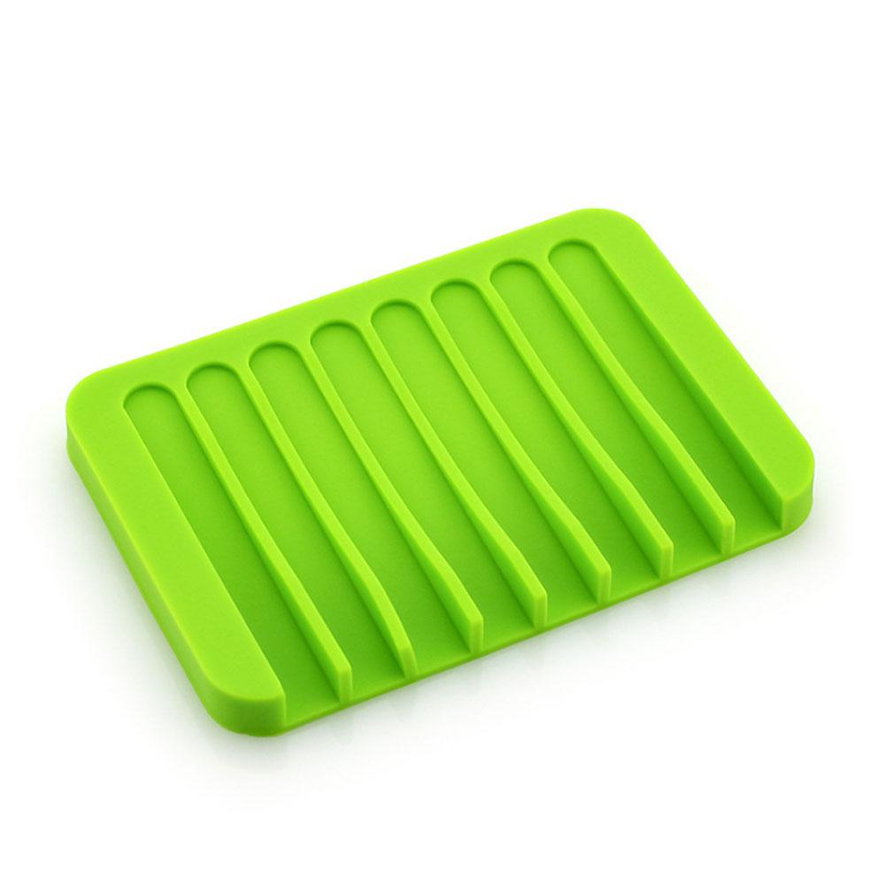 Silicone World Rutschfestes Heimwerker-Silikon, flexibles Badezimmer-Tablett, Seifenkiste, Seifenschalen, Tellerhalter, Tablett, Seifenregal