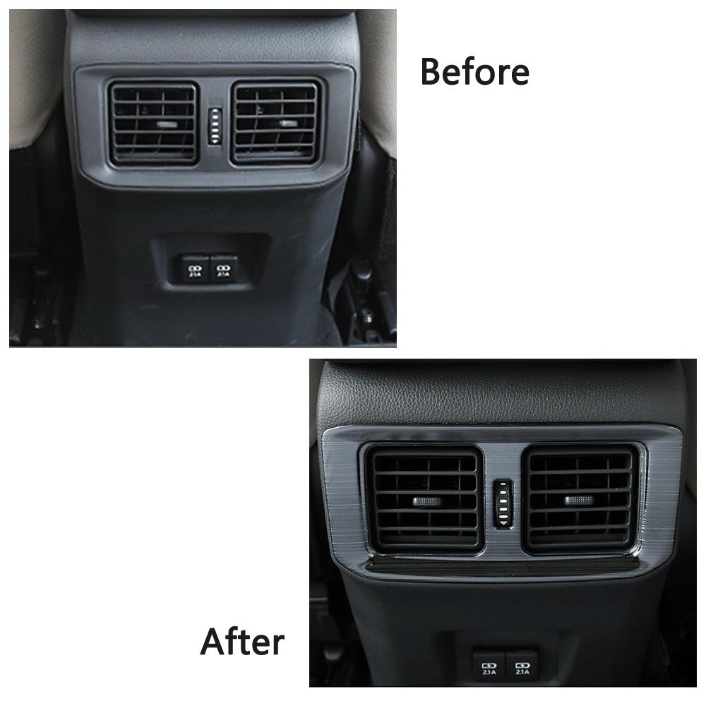 For Toyota Rav 4 Rav4 -2023 Car Interior Accessories Central Console Decoration Frame Cover Trim Stainless Steel