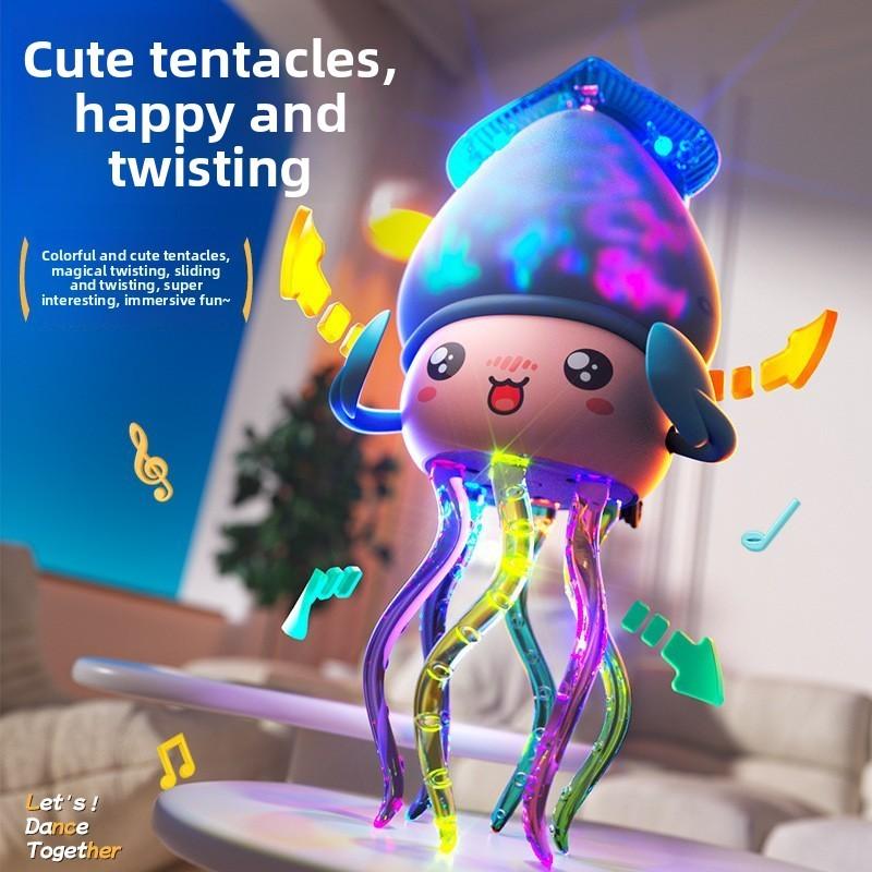 Dancing Squid Toy With Light Sound Music For Kids Learning And Play