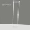 Elegant Transparent Square Frame Flower Stand for Weddings and Events