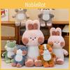 Dog Animal Rabbit Frog Cat Bear Dog Plush Toy Cartoon Stuffed Decoration Doll