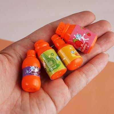 Cartoon Mini Simulation Beverage Bottle Model Plastic Doll House Toy Small Ornament