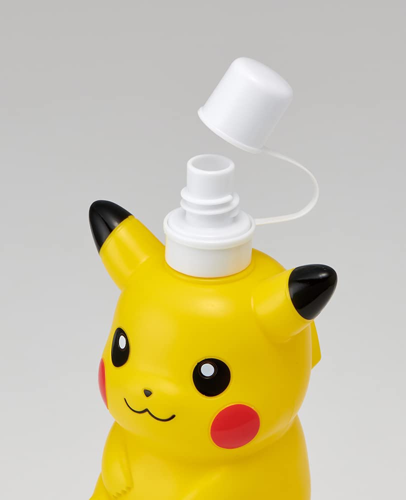Skater Water Direct Pikachu Children's Bottle, Drinking, 480ml, Die-Cut, Design, 21, PBSD5-A
