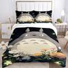 Neighbor Totoro Garden Print 3Pcs Bedding Setduvet Cover With 2 Bedropillowcase Home Birthday Gift