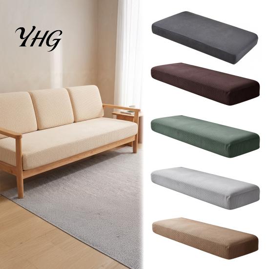 Replacement Couch Seat Covers High Stretch Cushion Cover, Elastic Sofa Slipcover, Washable Furniture Universal Fit Protector for Loveseat 3-Seater