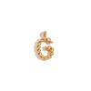 MamacitaSlay DIY Classic Mini Twist Initial Letters Stainless Steel Charms For Jewelry Gold Plated Waterproof Decoden Charms