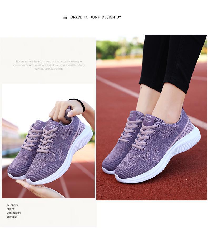 Breathable Ultra-Light Women's Running Shoes: Spring/Autumn Mesh, Soft-Soled, Lightweight, Casual Sneakers (2024)