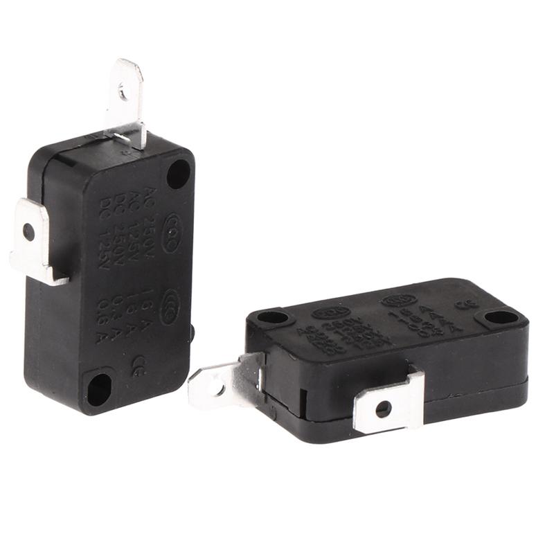 5ks Kw1-103 Spínač dvířek mikrovlnné trouby Vhodné pro mikrovlnnou pračku Rýžovar 16A 250V 2 kolíky