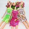 10 In 1 Fashion Handmade Mini Dresses Clothes for Toy Dolls Style Random Gift