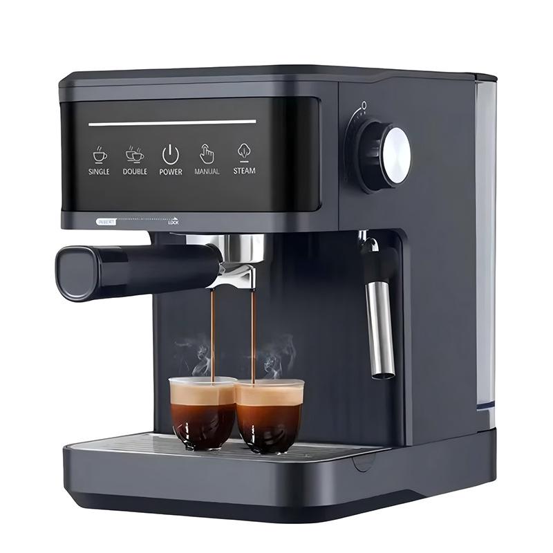 Compact Italian Espresso Machine with Milk Frother for Latte Art, Cappuccino, Americano, and Mocha