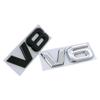 3d Metal V6 V8 Logo Rear Trunk Tailgate Fender Emblem Badge Sticker for Toyota Highlander
