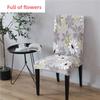 Stretchable Dining Table Chair Cover Christmas Elastic Office Chair Slipcover Simple Seat Cover