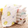 6 Layer High Density Gauze Baby Burp Cloths Soft Absorbent Washed Cotton Face Towels For Kindergarten Kids Facial Cleaning