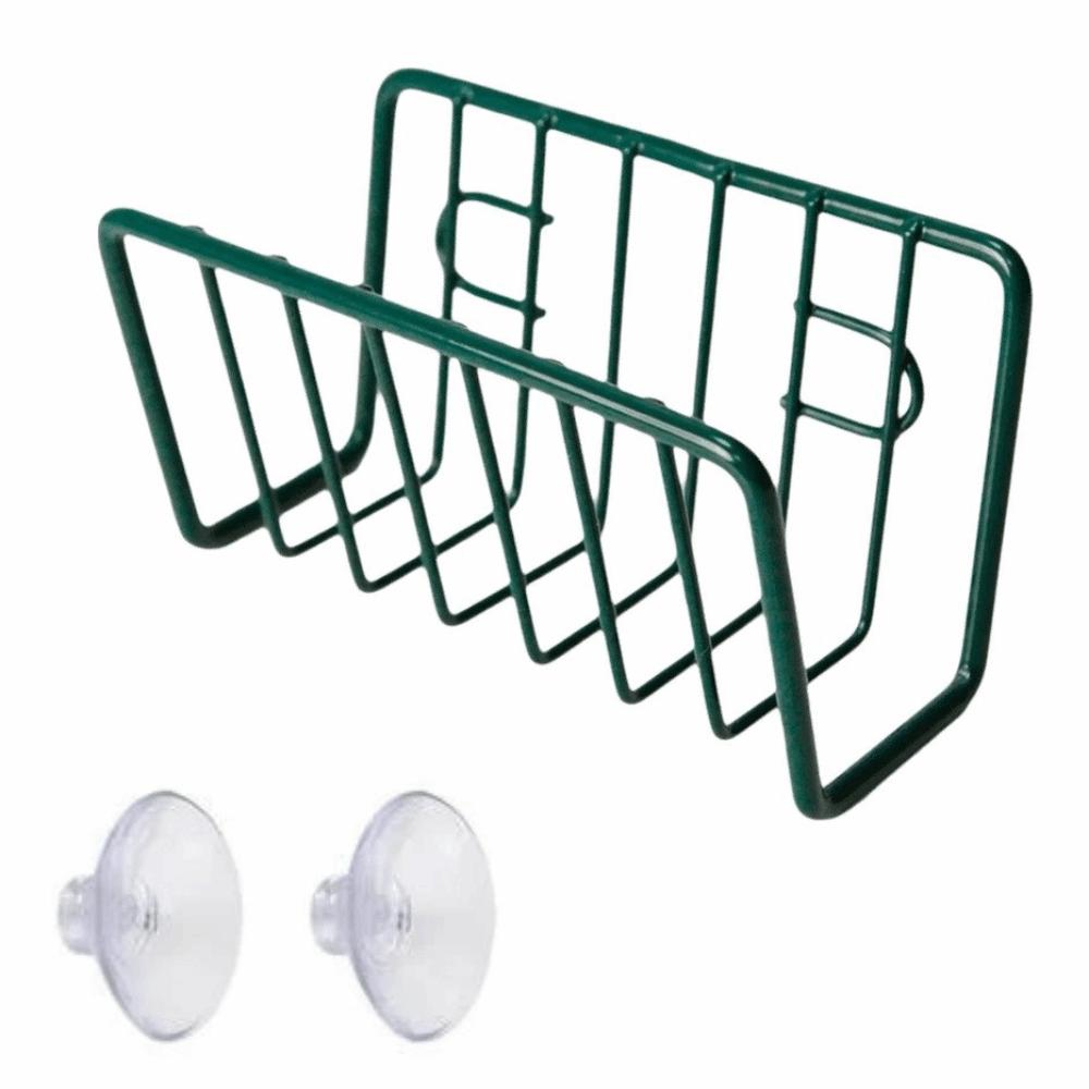 No-Drill Sponge Holder Wall-Mounted Sink Sponge Rack Sink Drain Stand  Kitchen Supplies