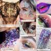 Set di Frammenti di Foglia Oro e Argento Ultra-Sottili per Nail Art