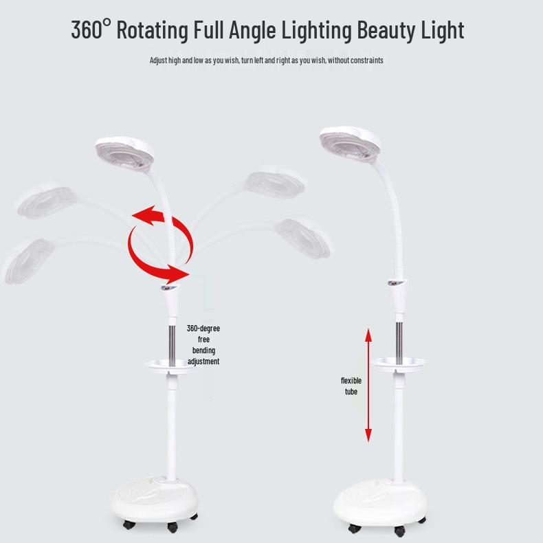 

Светодиодная лампа для красоты и работы с увеличительным стеклом для маникюра, наращивания ресниц, татуажа, микроблейдинга, педикюра и стоматологической работы белый